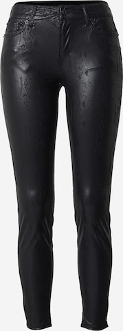 DRYKORN Skinny Housut 'NEED' värissä musta: etupuoli