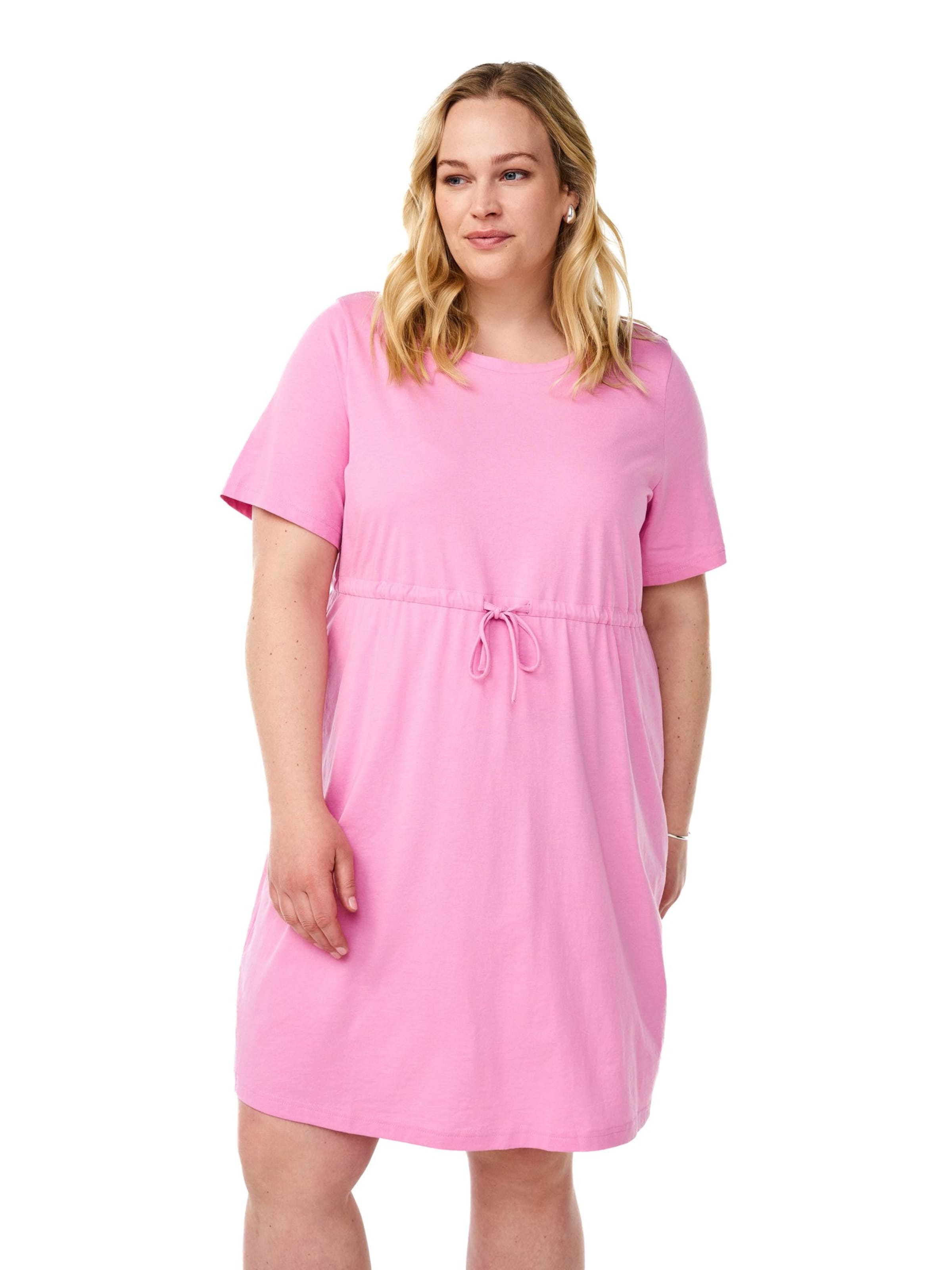 Flash by Zizzi Kleid 'Flcaja' in Pink: Vorderseite