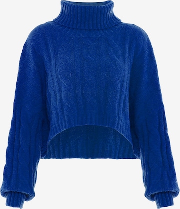 MYMO - Pullover em azul: frente