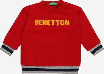 sarkans UNITED COLORS OF BENETTON Sportisks džemperis: no priekšpuses