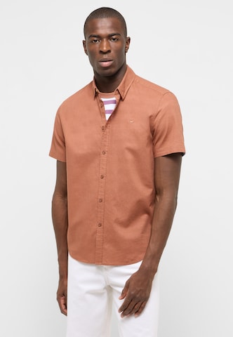 MUSTANG Regular Fit Hemd in Orange: Vorderseite