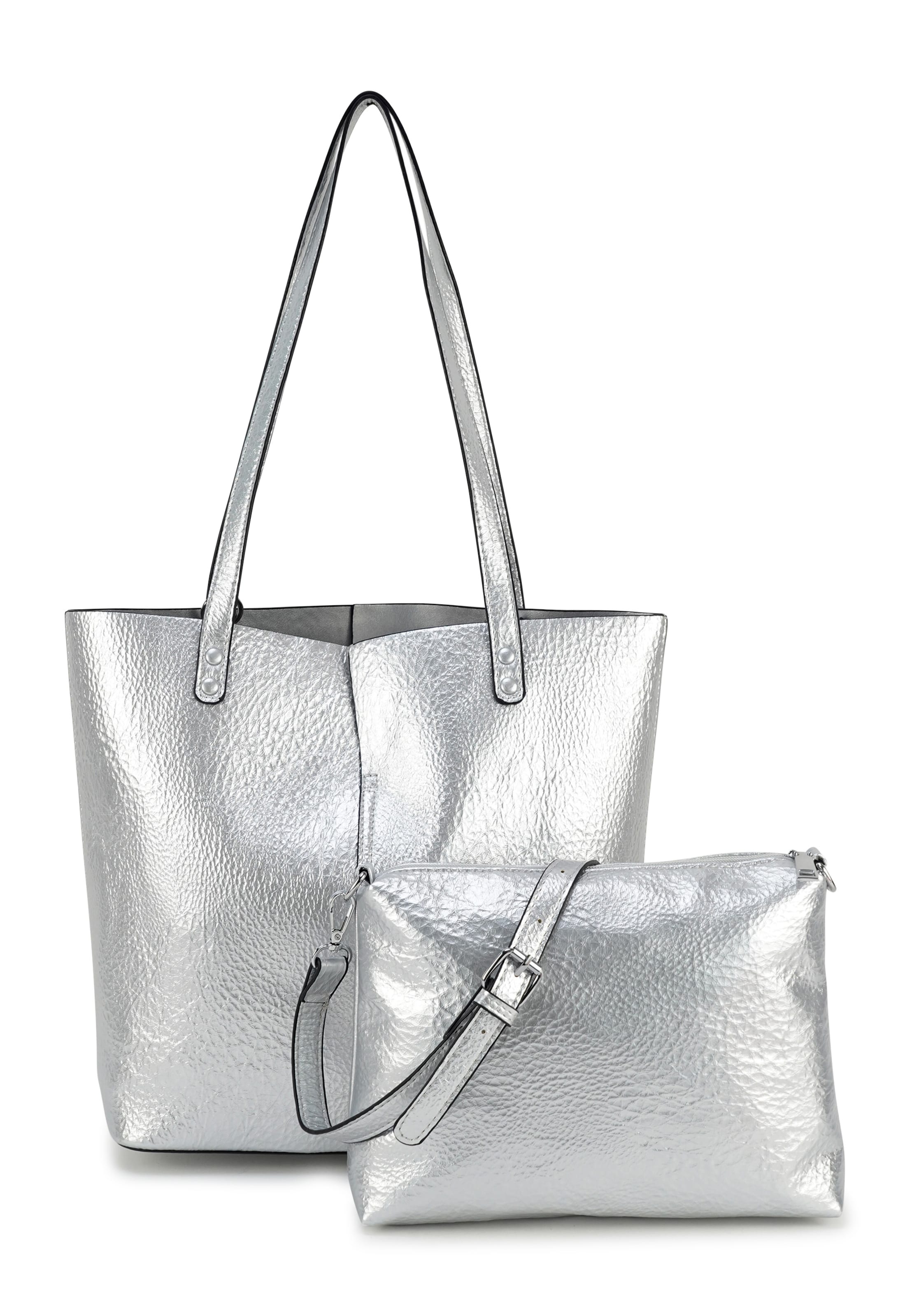 HARPA Shopper 'CASSIDY' in Silver: front