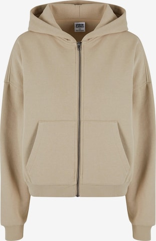 Giacca di felpa di Urban Classics in beige: frontale