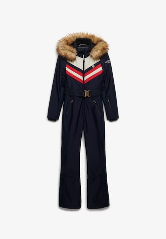 Superdry & Co Jumpsuit 'Chevron' in Blauw