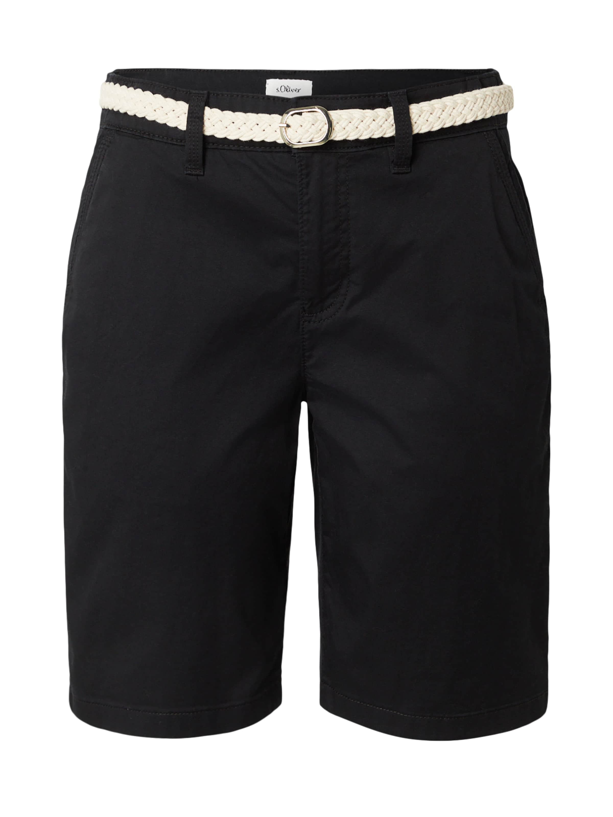 Pantalon chino s.Oliver en noir : devant