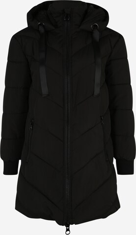 JDY Petite Ανοιξιάτικο και φθινοπωρινό παλτό 'SKYLAR' σε μαύρο: μπροστά