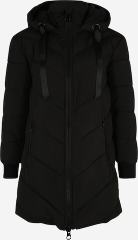 JDY Petite Between-seasons coat 'SKYLAR' in Black: front