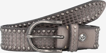 b.belt Handmade in Germany Belt 'Riva' in Grey: front