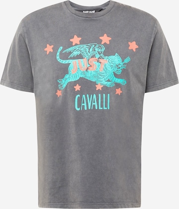 Just Cavalli Тениска в сиво: отпред