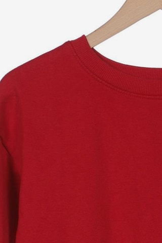 Bershka Sweatshirt & Zip-Up Hoodie in XS in Red