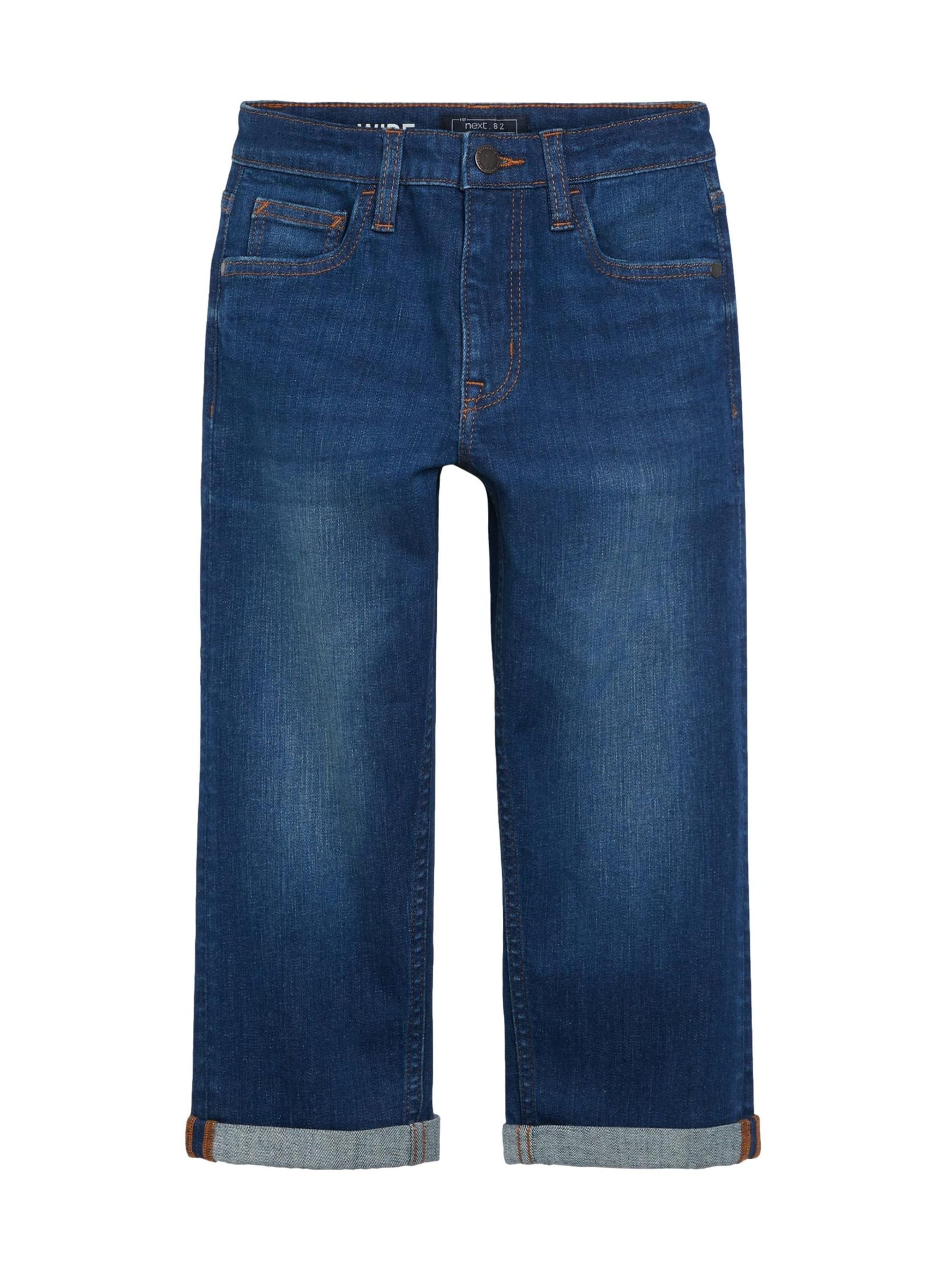 Next Regular Jeans in Blue: front