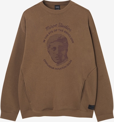 Pull&Bear Sweatshirt i brun, Produktvisning