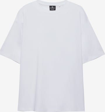 Pull&Bear Koszulka w kolorze biały: przód