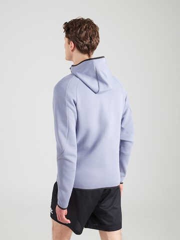 Bluză cu fermoar sport 'Evostripe' de la PUMA pe albastru