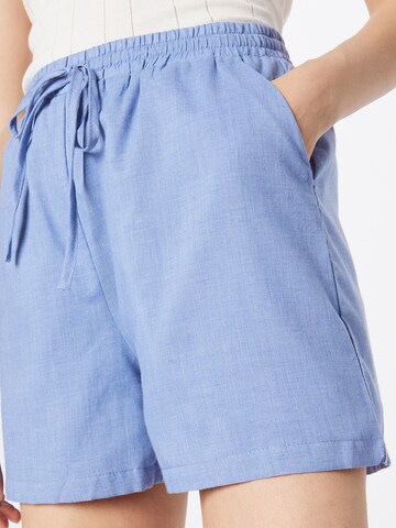 VILA Loosefit Shorts 'FABIO' in Blau