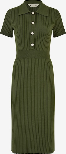 Rochie tricotat Yumi pe verde, Vizualizare produs