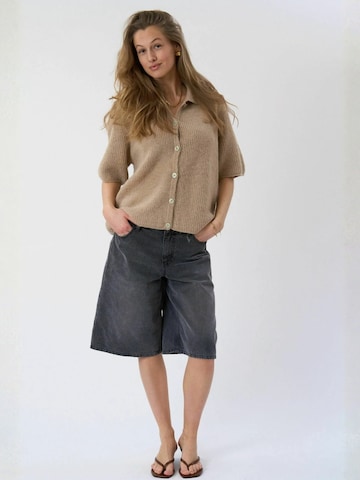 TEESHOPPEN Pullover ' Alba ' i beige