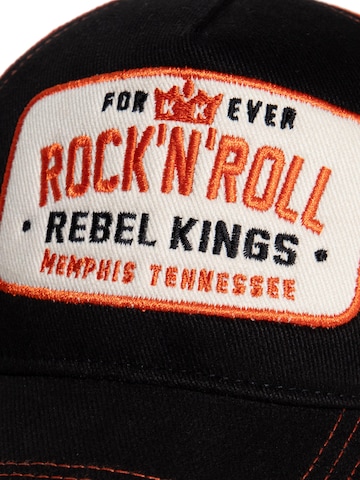 King Kerosin Cap 'Forever Rock'n'Roll'‌‌‌‌ in Schwarz