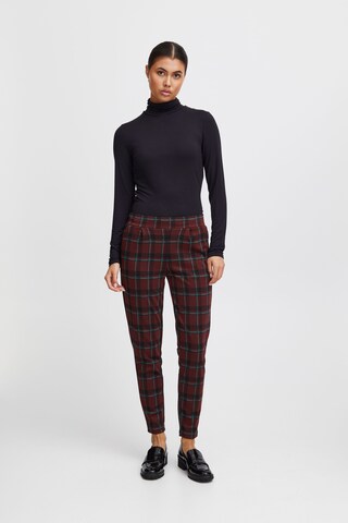 Regular Pantalon chino 'Ihkate' ICHI en rouge