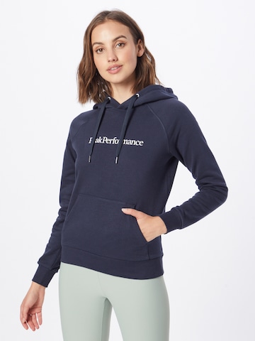 Sweat de sport 'Ground' PEAK PERFORMANCE en bleu : devant