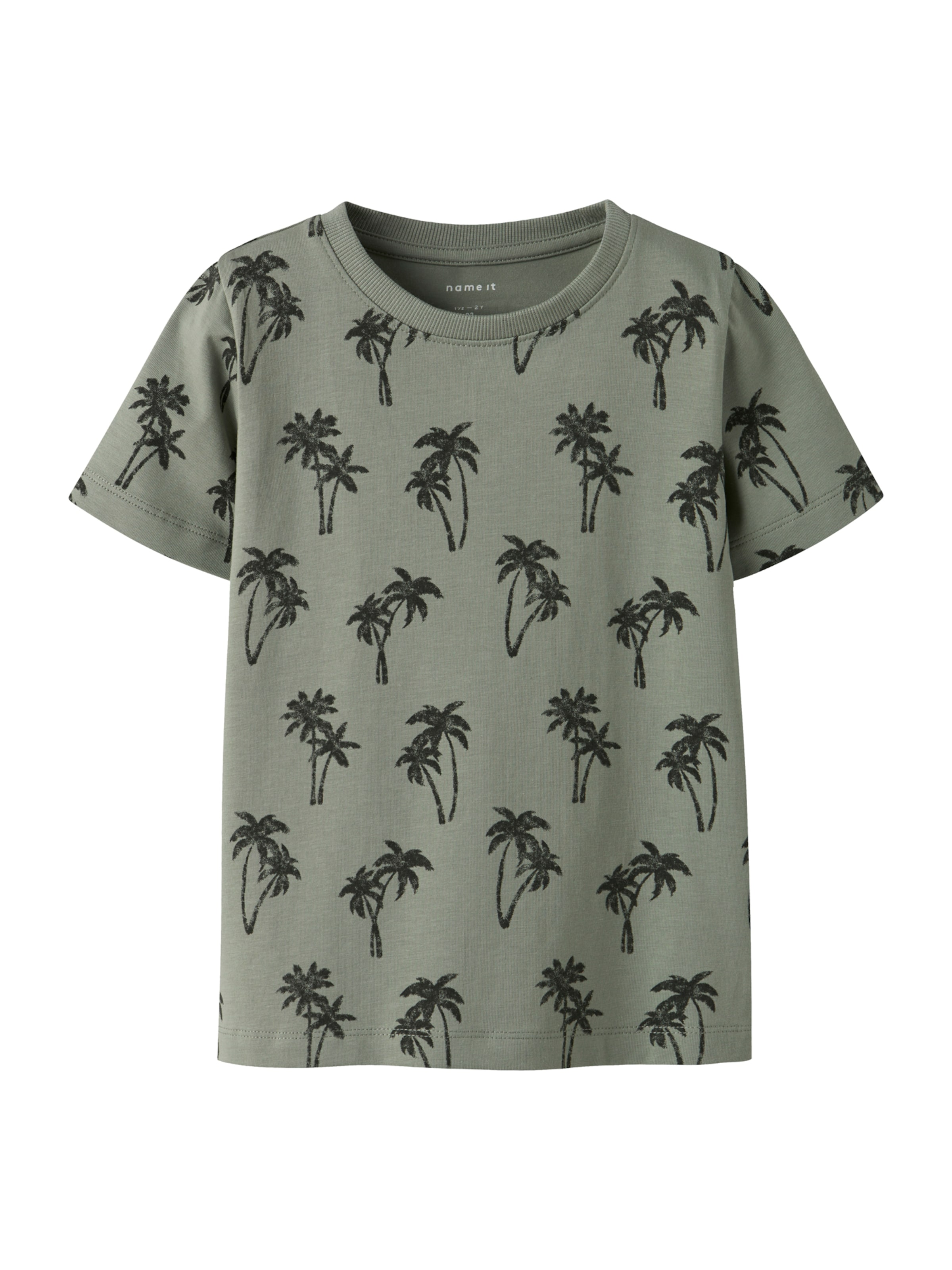 T-Shirt 'NMMFILLE' NAME IT en vert : devant