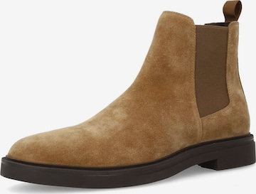 Chelsea Boots MANFIELD en marron : devant