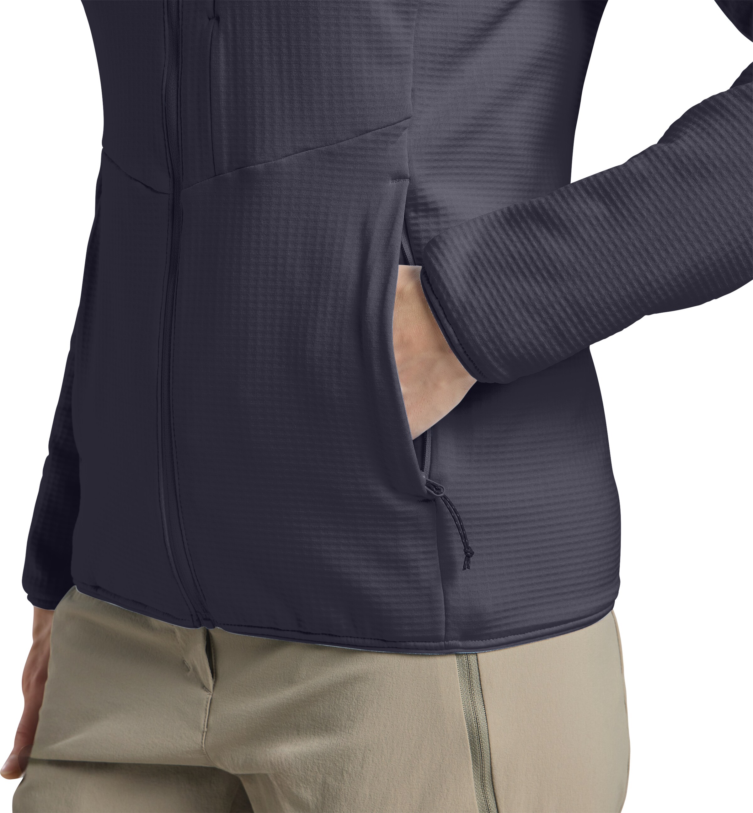 JACK WOLFSKIN Funktionsfleecejacke in Grau