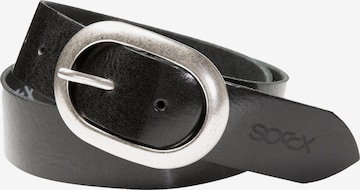 Soccx Belt in Black: front