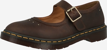 ruda Dr. Martens Balerinos su dirželiais: priekis