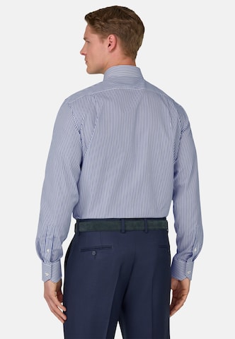 Coupe regular Chemise Boggi Milano en bleu