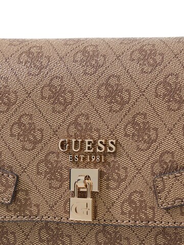 GUESS Skuldertaske 'Guess Sac Bandoulière Handbag Latte Logo SG783321' i brun