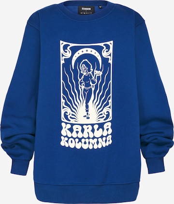 ABOUT YOU x StayKid Sweatshirt 'KARLA' in Blauw: voorkant