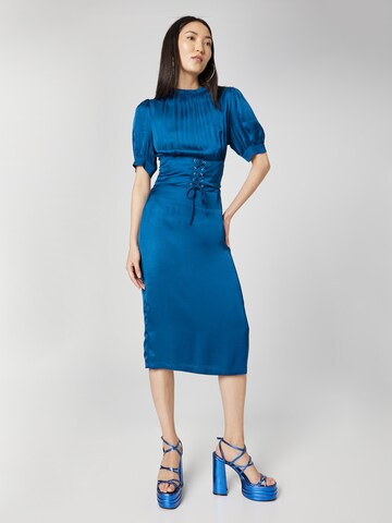 Katy Perry exclusive for ABOUT YOU Kleid 'Ella' in Blau: predná strana