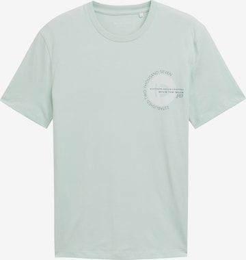TOM TAILOR DENIM T-Shirt in Grün: Vorderseite