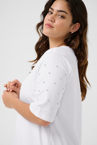 KAFFE CURVE Shirt 'KCanya' in White