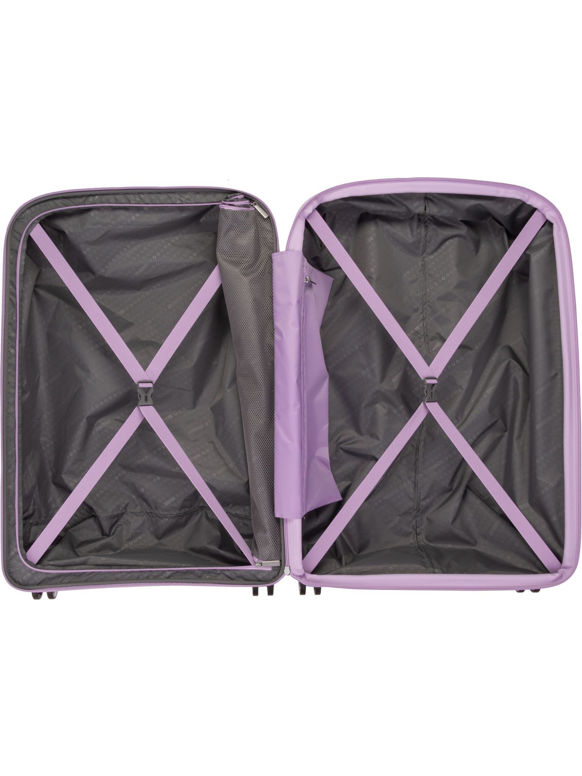 American Tourister Trolley 'Starvibe Spinner 77 EXP' in Lila