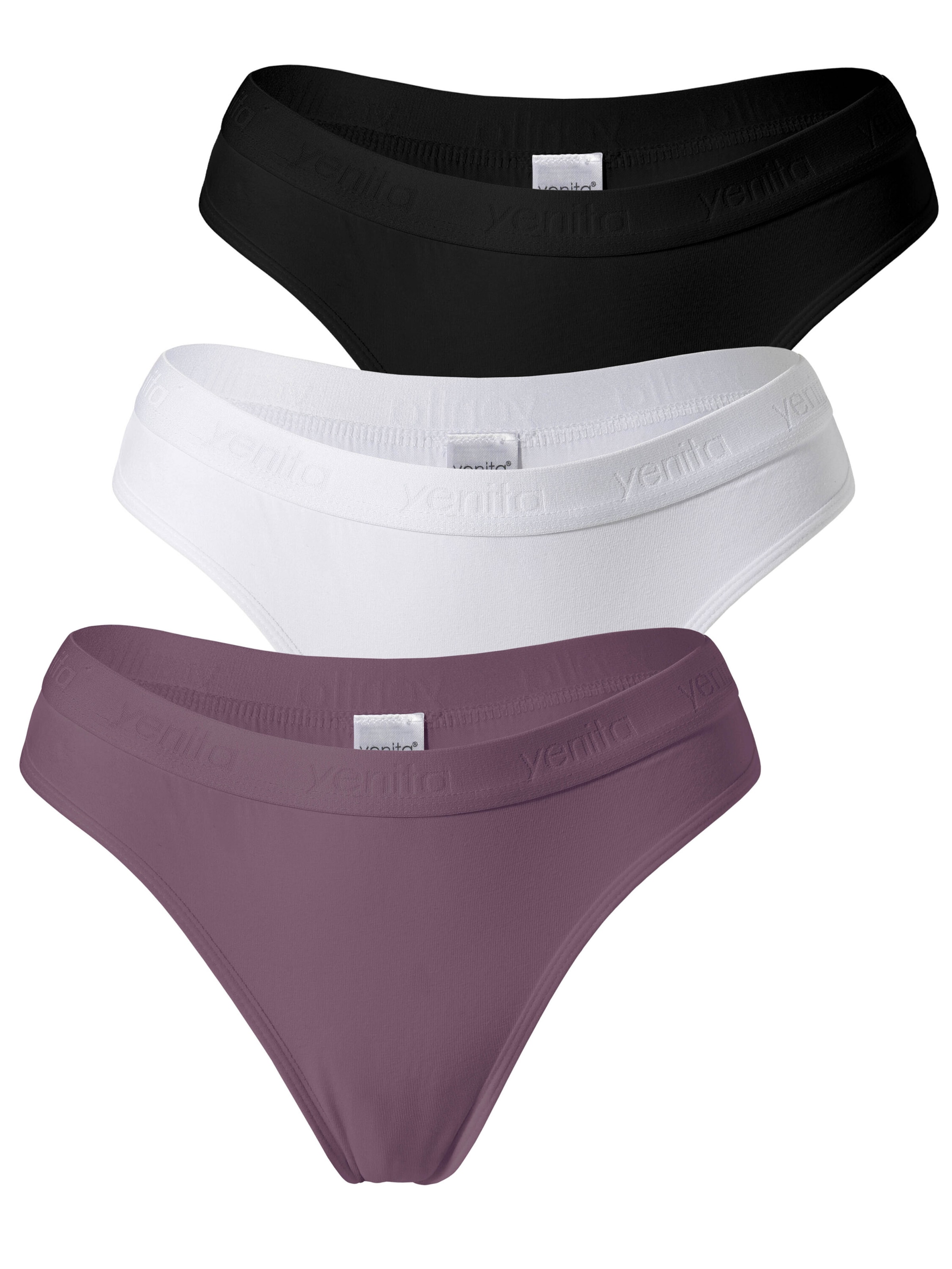 Yenita - Tanga ' Damen Tanga mit elastischem Logobund ' en Mezcla de colores: frente