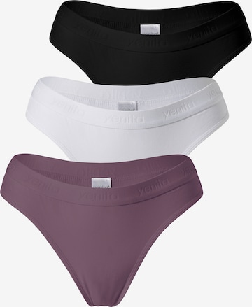 Yenita - Tanga ' Damen Tanga mit elastischem Logobund ' en Mezcla de colores: frente