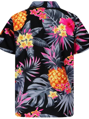 King Kameha Shirt 'Pineapple' in Grijs