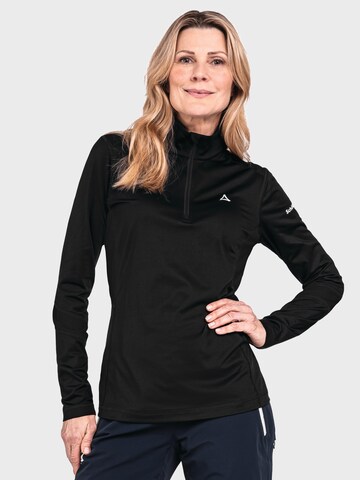Schöffel Functioneel shirt in Zwart: voorkant