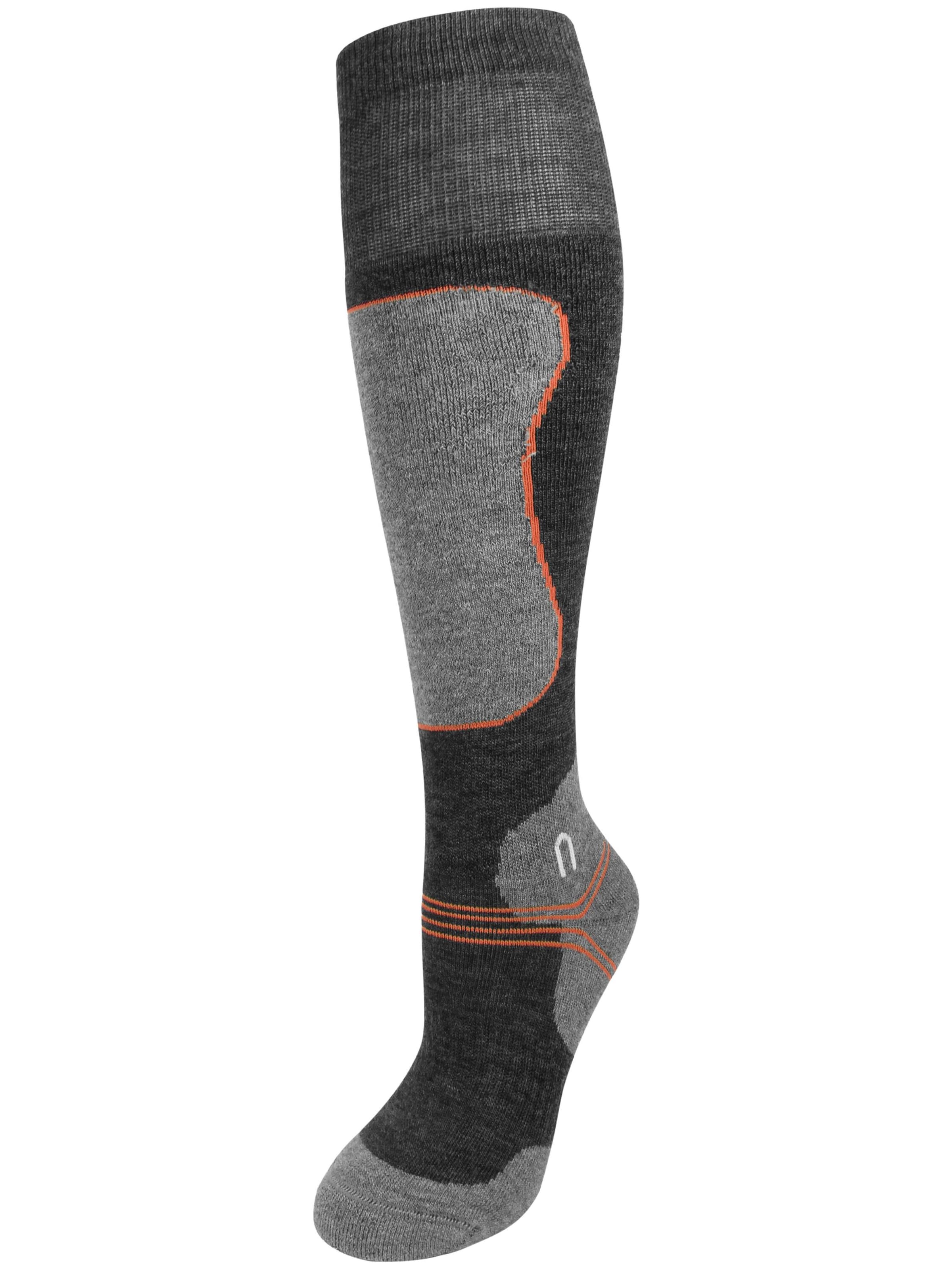 Polar Husky Knee socks in Black: front