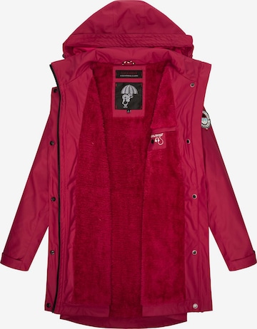 NAVAHOO Between-Seasons Coat 'Deike' in Red