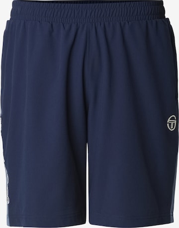 Sergio Tacchini Normální Sportovní kalhoty 'Goccia' – modrá: přední strana