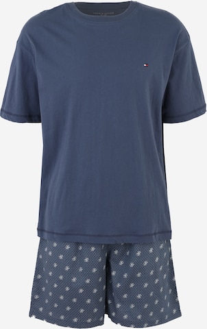 Tommy Hilfiger UnderwearKratka pidžama - plava boja: prednji dio