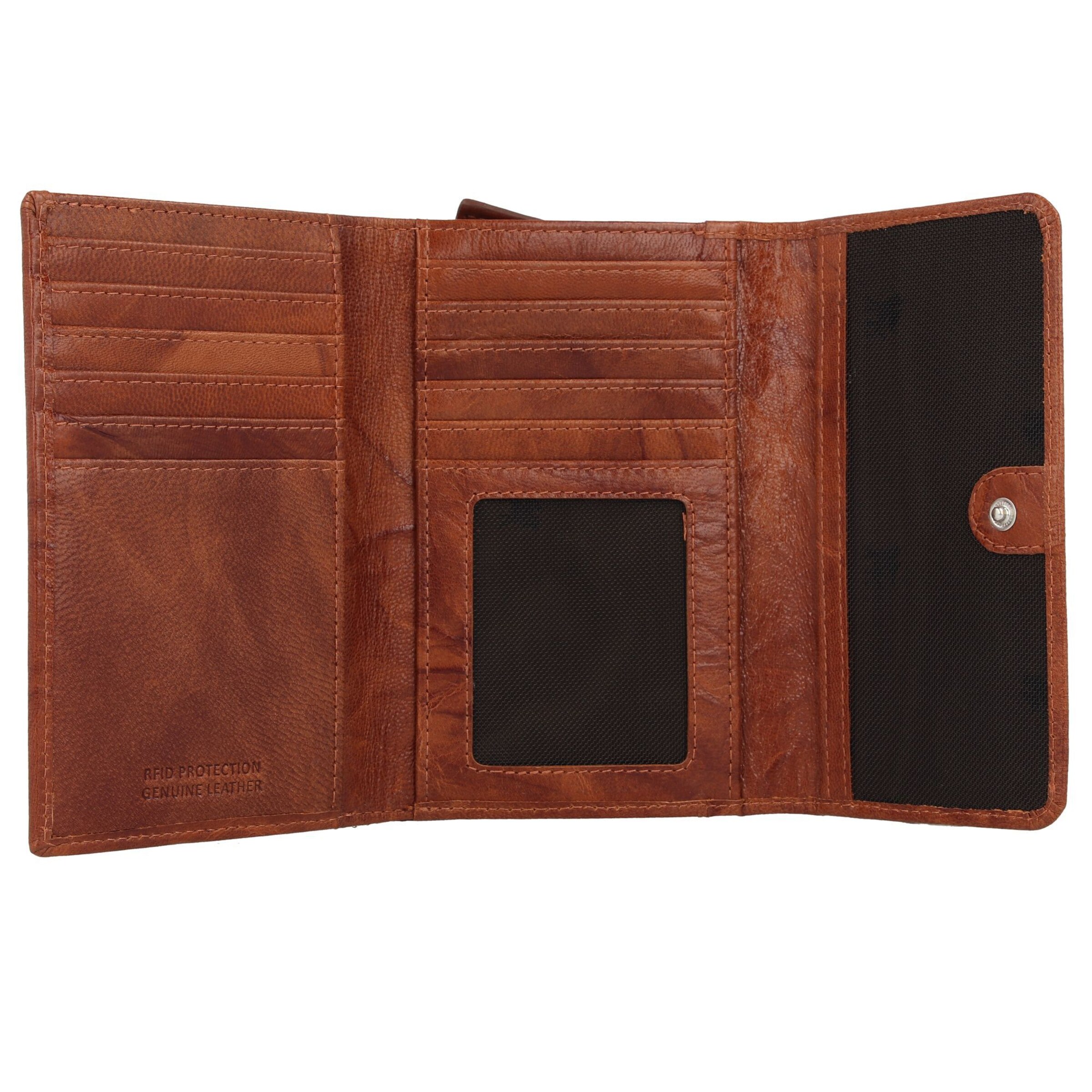 mano Wallet 'Donna Aurona' in Brown