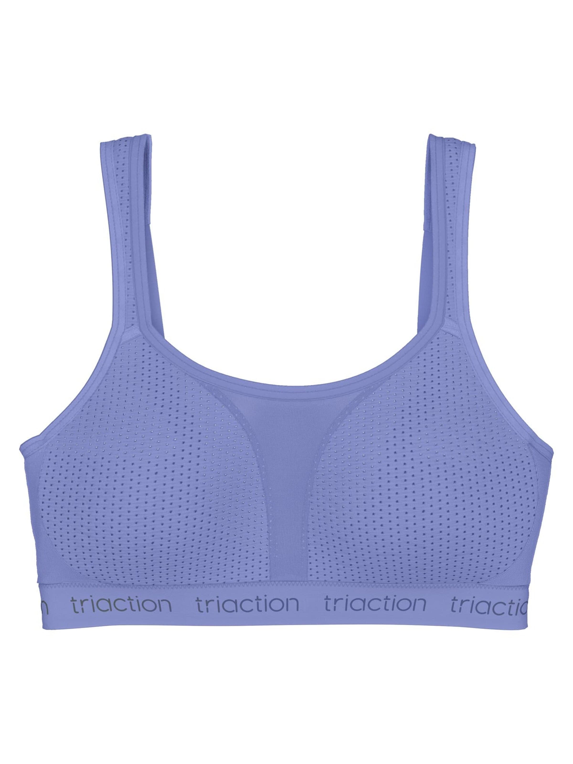 Triumph Triaction Bralette Bra 'Energy Lite' in Blue: front