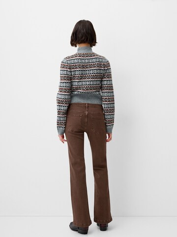 regular Pantaloni di Bershka in marrone