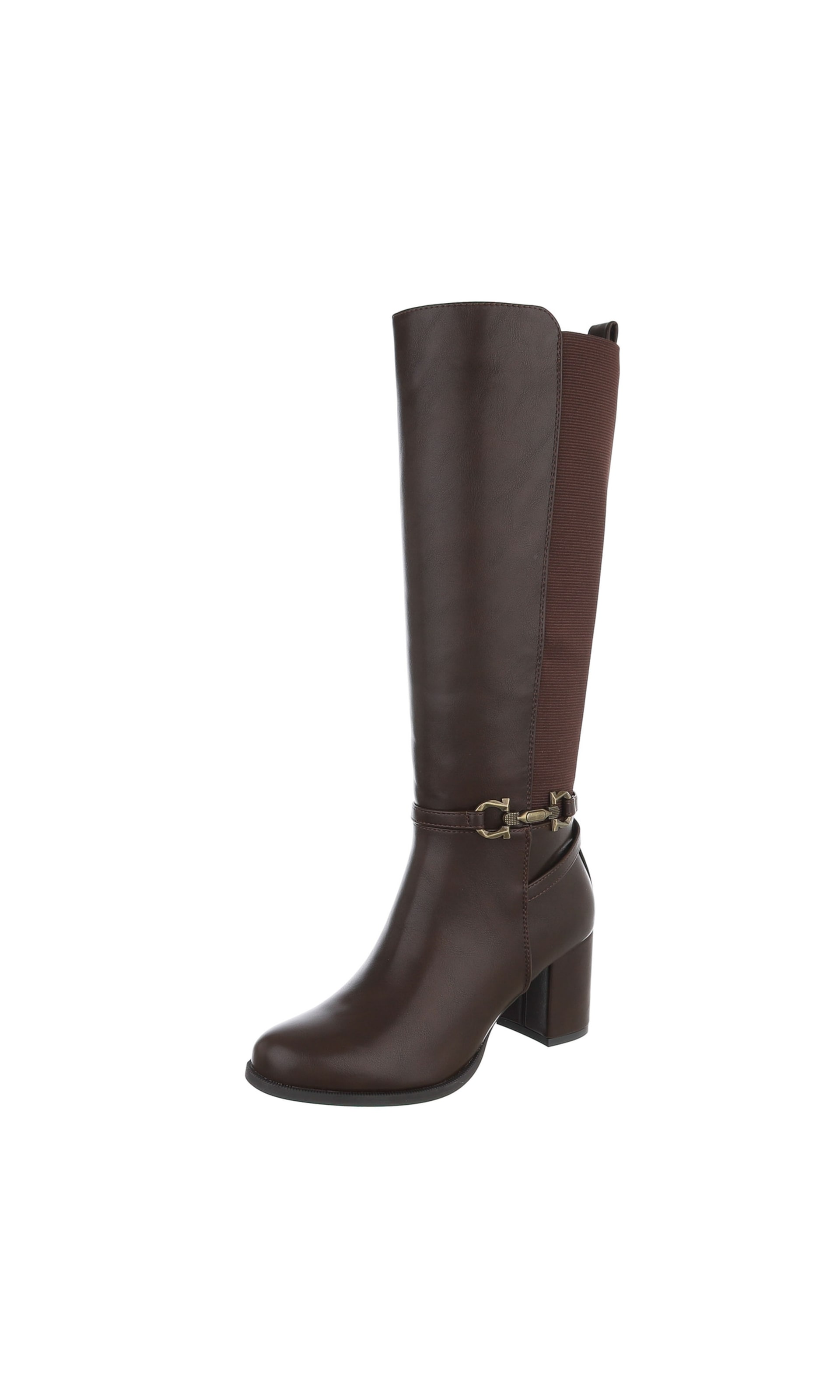 Ital-Design Boots in Brown: front