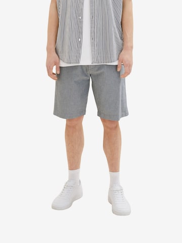Regular Pantalon TOM TAILOR DENIM en gris : devant