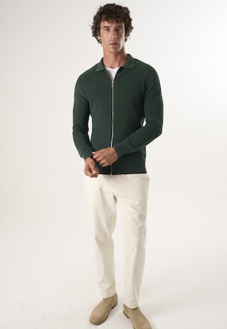 Felix Hardy Knit cardigan in Green